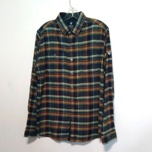Kuhl- Men's Multicolor Plaid Button Down Shirt -Medium